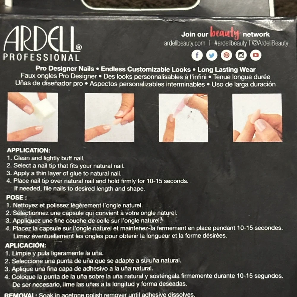 Ardell Nail Addict Mint False Nails
